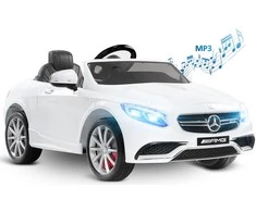 Toyz 4Baby BENZ S63 AMG - BALTĖ