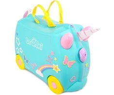 Trunki kelioninis lagaminas su ratukais vaikams | Vienaragis Una