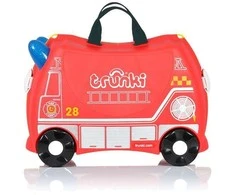 Trunki kelioninis lagaminas su ratukais vaikams | Gaisrinis automobilis Frank