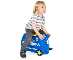 Vaikiškas lagaminas Trunki Percy Police Car, 18 l / 21x46x31 cm