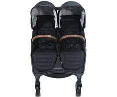Valco Baby Snap Duo Trend SPORT – dvivietis vežimėlis | juodos spalvos