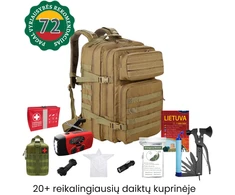 72Hlt 72h išgyvenimo kuprinė (chaki)