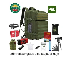72Hlt 72h išgyvenimo kuprinė PRO (zalia)