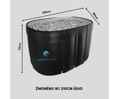 Ledovonios Ovalo formos ledo vonia