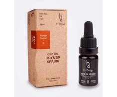 H Drop Joys of Spring - 5% CBD kanapių aliejus (500mg) apelsininis, 10ml
