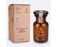 H Drop Sixty Breaths - 60 vnt. 10mg CBD kapsulių (600mg)
