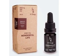 H Drop Wonderful Life - 30% CBD kanapių aliejus (3000mg), 10ml