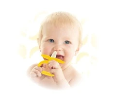 Goki Kramtukas kūdikiams EDISONmama "Bananas - žiedas", nuo 3 mėn., KJ4220