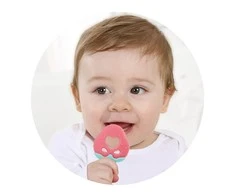 Baby Ono Kramtukas kūdikiams EDISONmama Fruit "Braškė", nuo 3 mėn., KJ4252