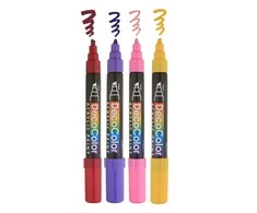 Marvy Uchida Akriliniai markeriai "Marvy Decocolor Acrylic" #315-4E Bright. 4 vnt