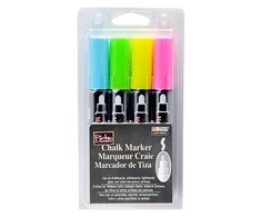 Marvy Uchida Kreidiniai markeriai Marvy Bistro Chalk Marker #480-4H 4vnt.