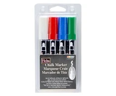 Marvy Uchida Kreidiniai markeriai Marvy Bistro Chalk Marker #480-4E 4vnt.