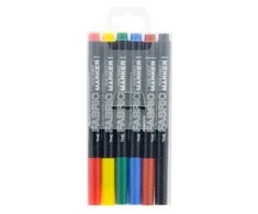 Marvy Uchida Markeriai tekstilei plonu galiuku "Fabric Marker Fine" #522-6A 6 vnt.