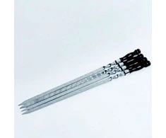 Bbq Expert Iešmai šašlykams su medine rankena 45cm (4 vnt.)
