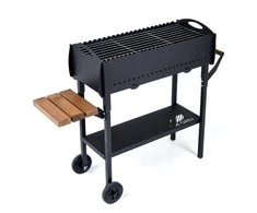 Dm_Grill Bbq Expert Šašlykinė 73x30x85 cm, su lentyna ir ratukais, metalo storis 3mm