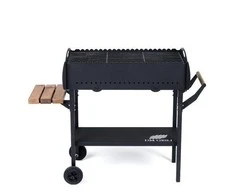 Dm_Grill Bbq Expert Šašlykinė 73x30x85 cm, su lentyna ir ratukais, metalo storis 3mm