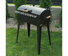 Bbq Expert Šašlykinė su dangčiu 60x35x20 cm, metalo storis 4mm VIP komplektacija