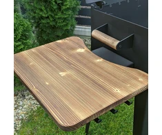 Bbq Expert Šašlykinė su dangčiu ir lentyna 60x35x20 cm, metalo storis 4mm VIP komplektacija