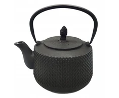 Berlinger Haus Ketaus arbatinukas 1000ml su sieteliu, juodas | Japonų stiliaus | 4833