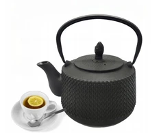 Berlinger Haus Ketaus arbatinukas 1000ml su sieteliu, juodas | Japonų stiliaus | 4833