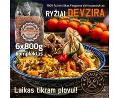 Halal Devzira ryžiai plovui 4.8kg (6x800g) galiojimas iki 2026.02.19