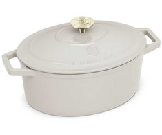 Berlinger Haus Ovalus emaliuotas ketaus troškintuvas BerlingerHaus 4,65L | Sahara Collection BH/6540