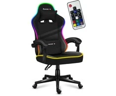 Žaidimų kėdė Huzaro Force 4.4, RGB juoda