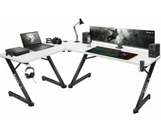 "Huzaro Hero 7.0" baltas žaidimų stalas
