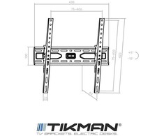 Fundesk TV laikiklis 32"-75" televizoriams SMART44T (pažeista pakuotė)
