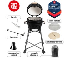 Get Red KAMADO KEPSNINĖ 16 colių (40 cm) Get Raudona