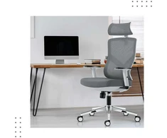 Biuro kėdė „Mark Adler Manager 3.3 Baltas“, ergonominė kėdė, balta