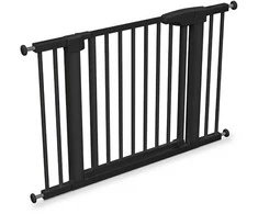 Laiptų ir praėjimų apsauga varteliai „Tulano Guardian 3.0 Juodas“, reguliuojami 75-110 cm, juodos spalvos
