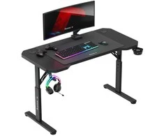 Žaidimų stalas „HUZARO Hero 2.6“, juodas