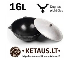 Kazan Mangal Krosnelė kazanui / 16l Kazanas / Kiaurasamtis