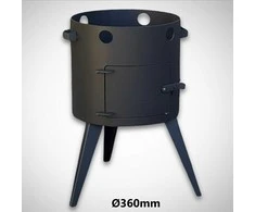 Kazan Mangal Krosnelė kazanui 8-10L / skersmuo 36cm / plienas 3mm