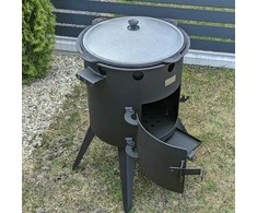 Kazan Mangal Krosnelė Premium kazanui 12-16L / skersmuo 40cm / plienas 3mm