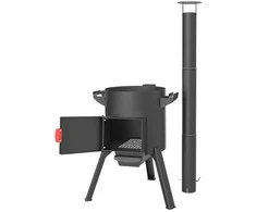 Krosnelė kazanui 12-16L / skersmuo 40cm / plienas 3mm / Kazan Mangal VIP