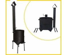 Krosnelė kazanui 8-10L / skersmuo 33cm / plienas 3mm / Kazan Mangal (KM10)