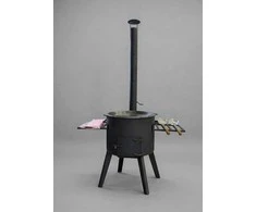Krosnelė kazanui 8-10L / skersmuo 33cm / plienas 3mm / Kazan Mangal
