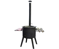 Krosnelė su lantynomis / skersmuo 40cm / plienas 3mm / Kazan Mangal