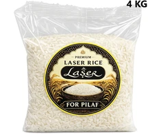 Laser Ryziai Ilgagrūdžiai ryžiai „lazerinis Pilaf“ plovui (4kg), Uzbekistanas
