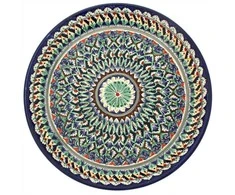Leganas plovui (uzbekiška lėkštė) Rištan skersmuo 38 cm | L3