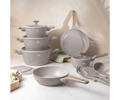 Puodų komplektas (15 dalių) Berlinger Haus Taupe Nordic Collection | BH-8344