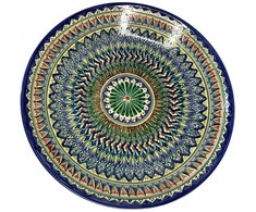 Rištan Leganas (uzbekiška keraminė rankų darbo lėkštė) Ø38 cm L6