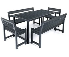 Sodo baldų komplektas Garden Comfort 4 Juodas