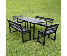 Sodo baldų komplektas Garden Comfort 4 Juodas