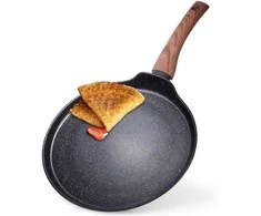 Vilde Blynų keptuvė granitinė neprideganti Juodas&amp;WOOD 26 cm