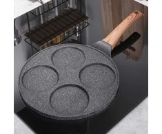 Vilde Keptuvė kiaušiniams granitinė neprideganti Juodas&amp;WOOD 26 cm