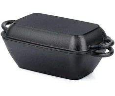 Vilde Ketaus puodas 3.5L ir dangtis «Grilis» keptuvė 1.5L | mod. 279010