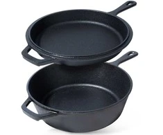 Vilde Ketaus puodas 3,5L ir keptuve 24 cm (2 dalių komplektas CAST LINE)